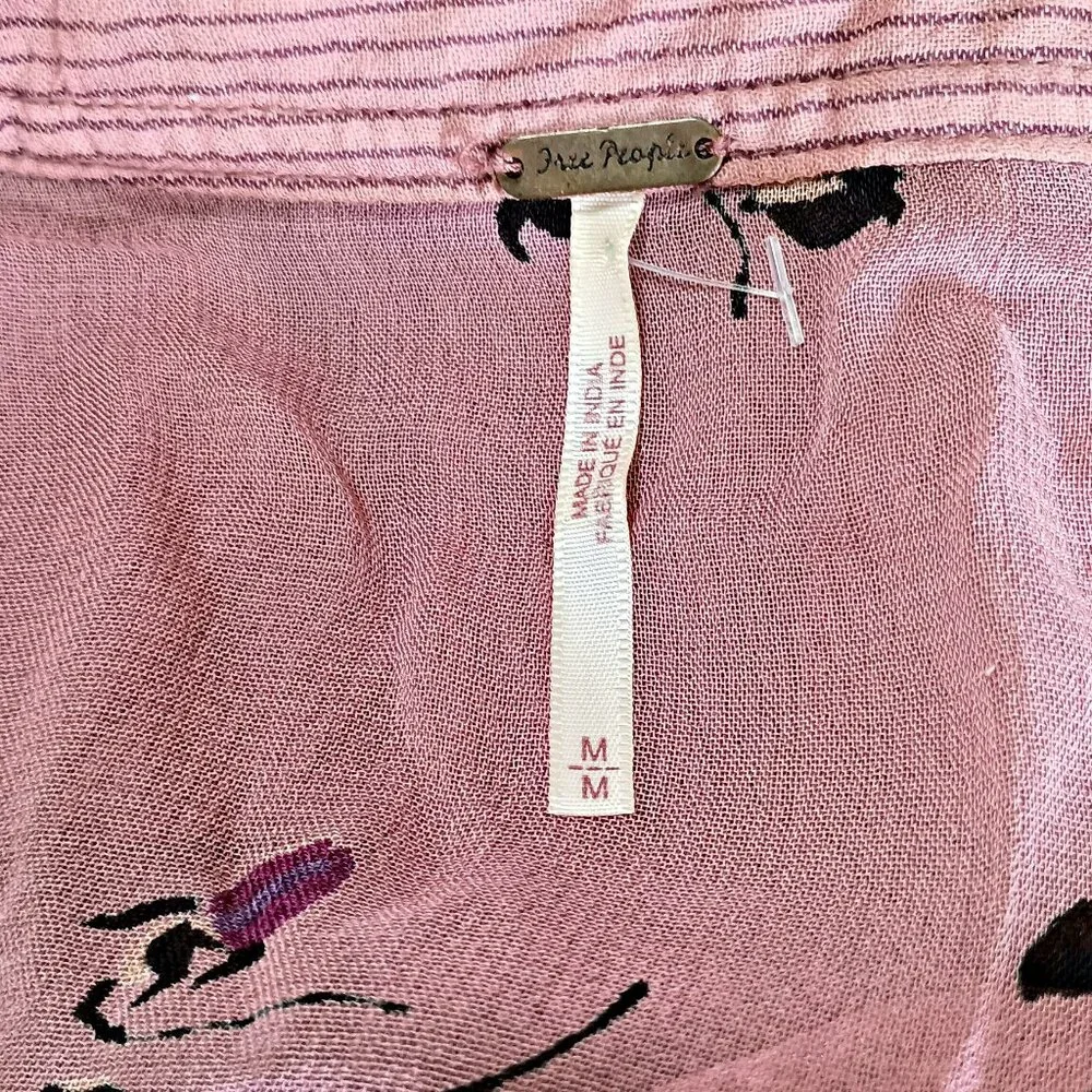 NWOT! FREE PEOPLE Hearts And Colors BLOUSE